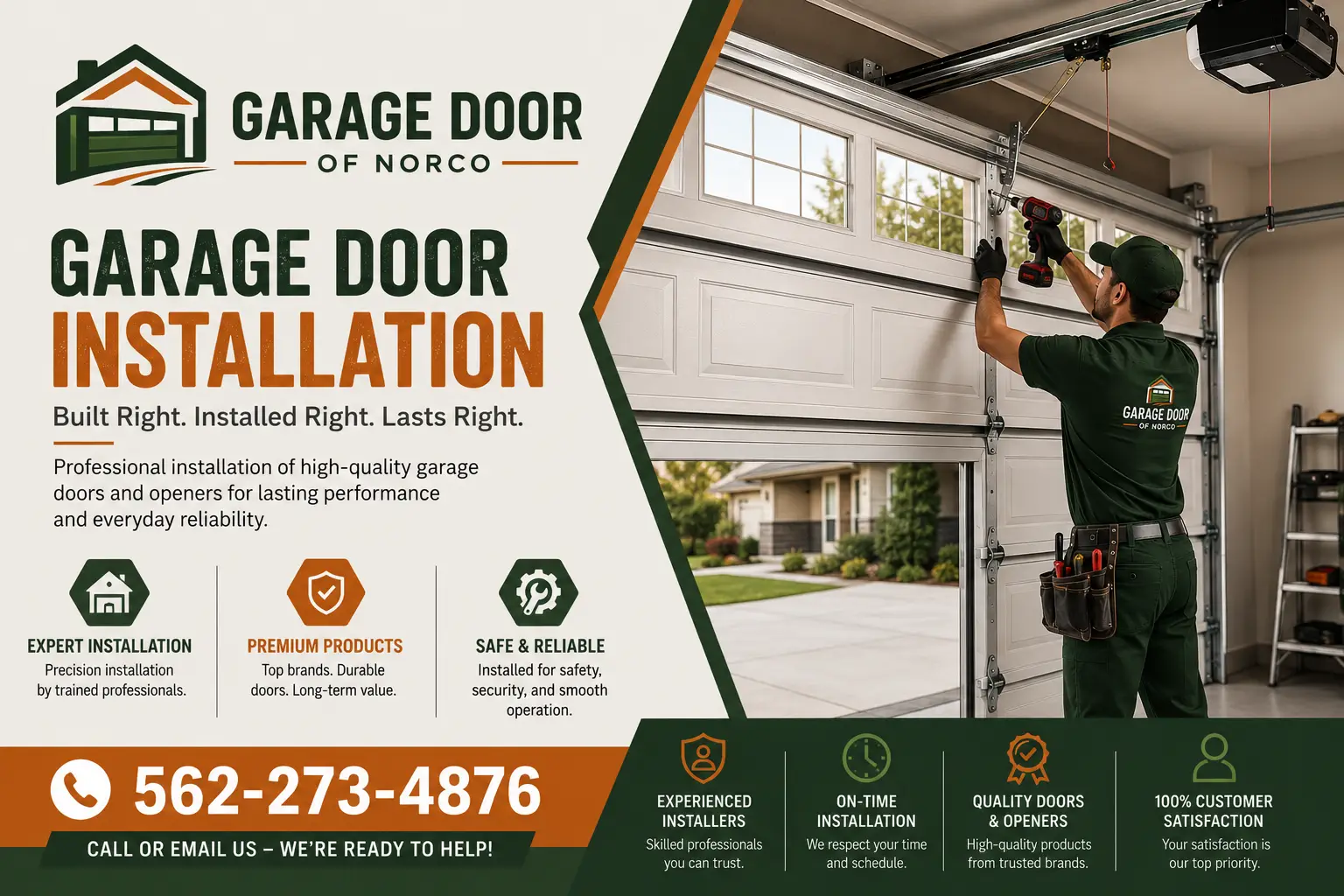 Garage Door of Norco